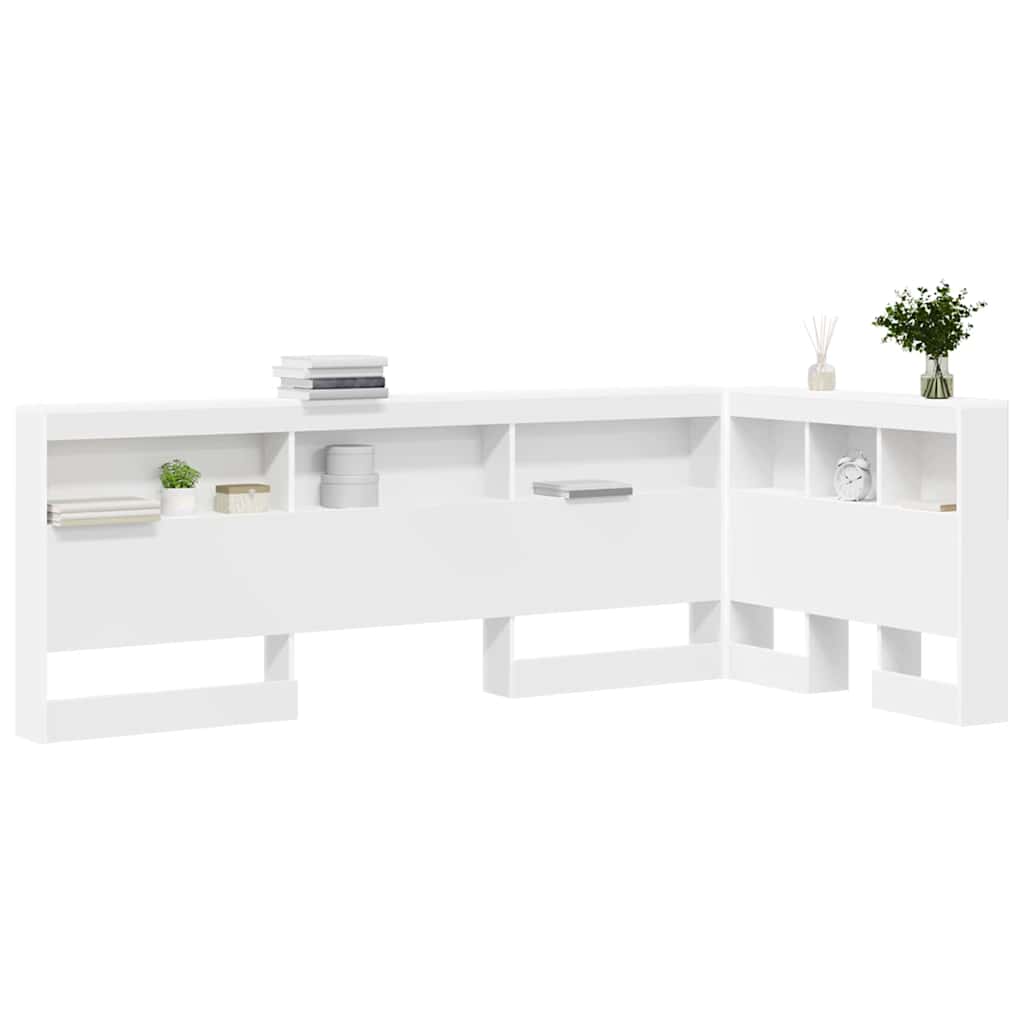 Tête de lit de rangement Blanc 80 cm Bois d'ingénierie - XIOS