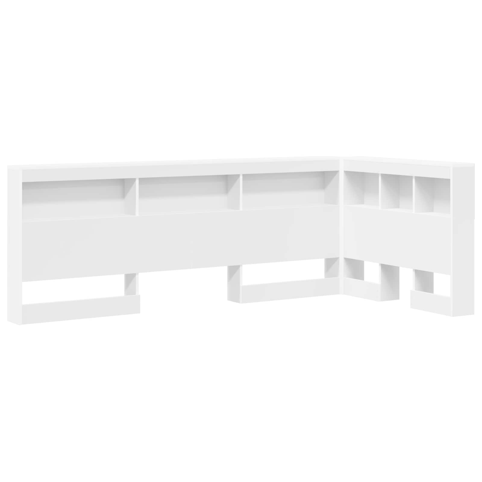 Tête de lit de rangement Blanc 90 cm Bois d'ingénierie - XIOS