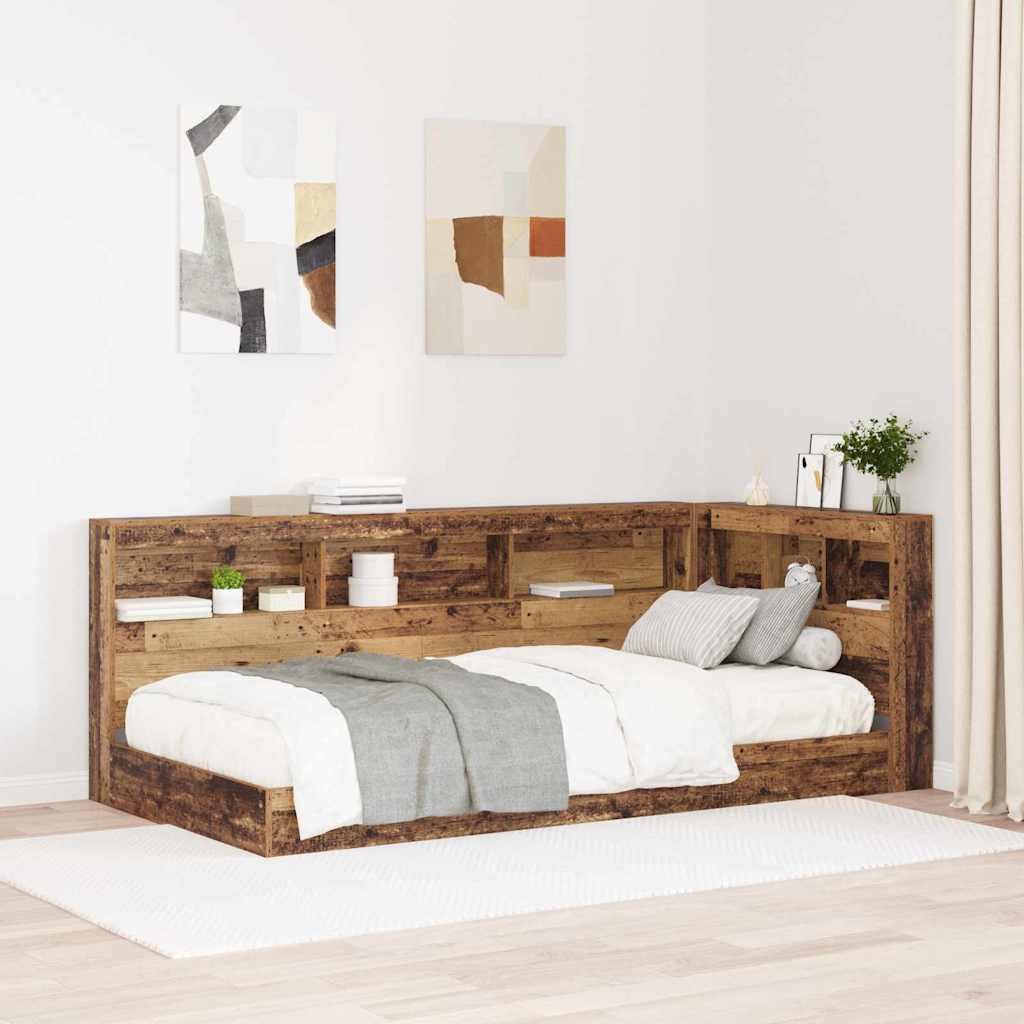 Tête de lit de rangement Bois Ancien 100 cm Bois d'ingénierie - XIOS