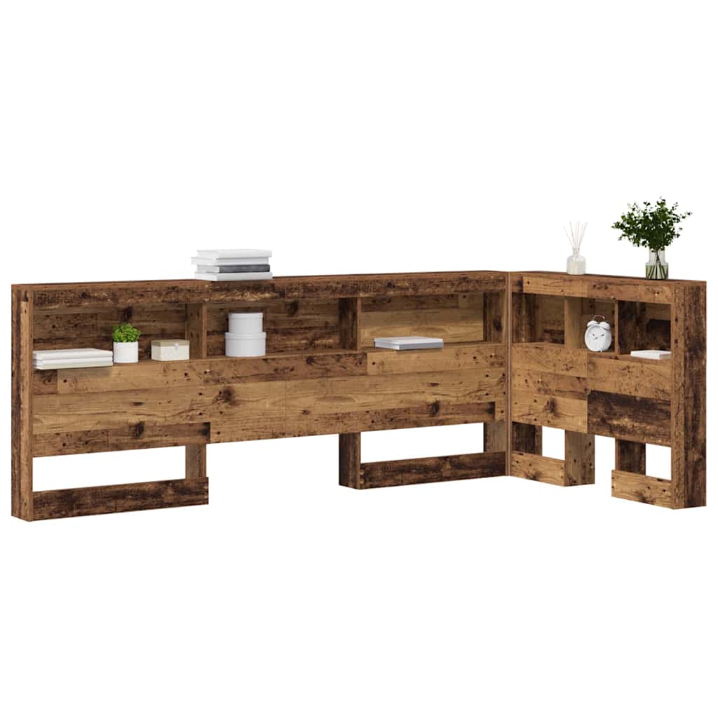 Tête de lit de rangement Bois Ancien 100 cm Bois d'ingénierie - XIOS