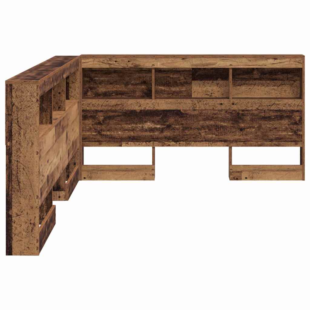 Tête de lit de rangement Bois Ancien 140 cm Bois d'ingénierie - XIOS