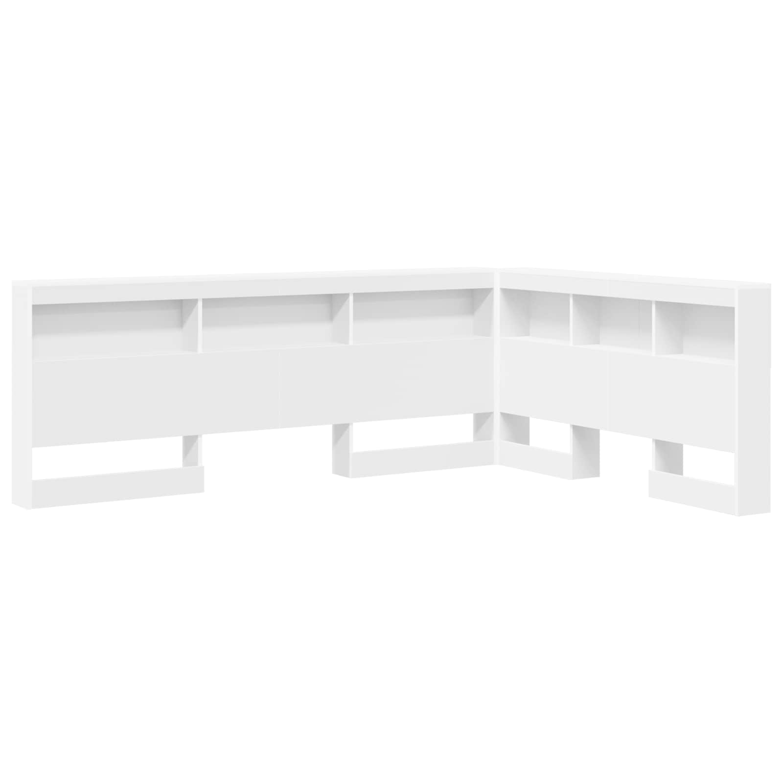 Tête de lit de rangement Blanc 160 cm Bois d'ingénierie - XIOS