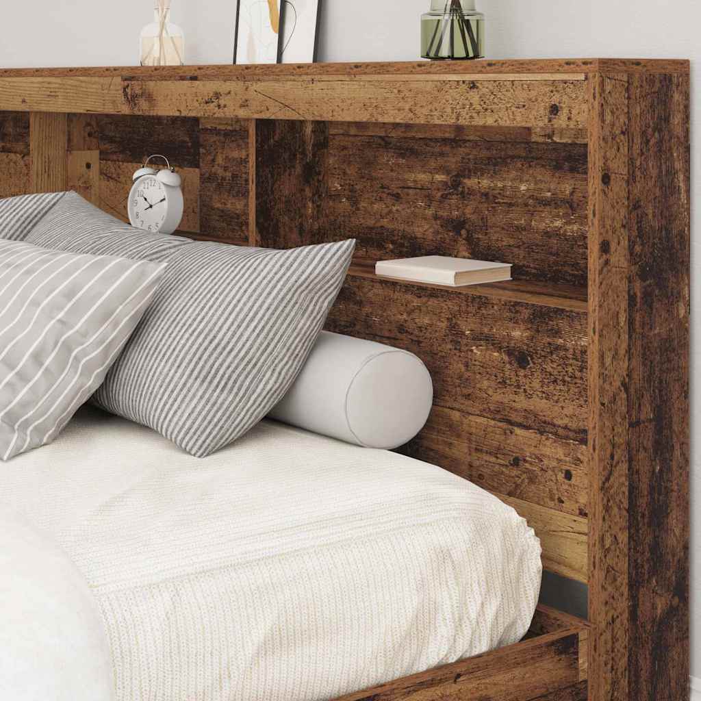Tête de lit de rangement Bois Ancien 180 cm Bois d'ingénierie - XIOS