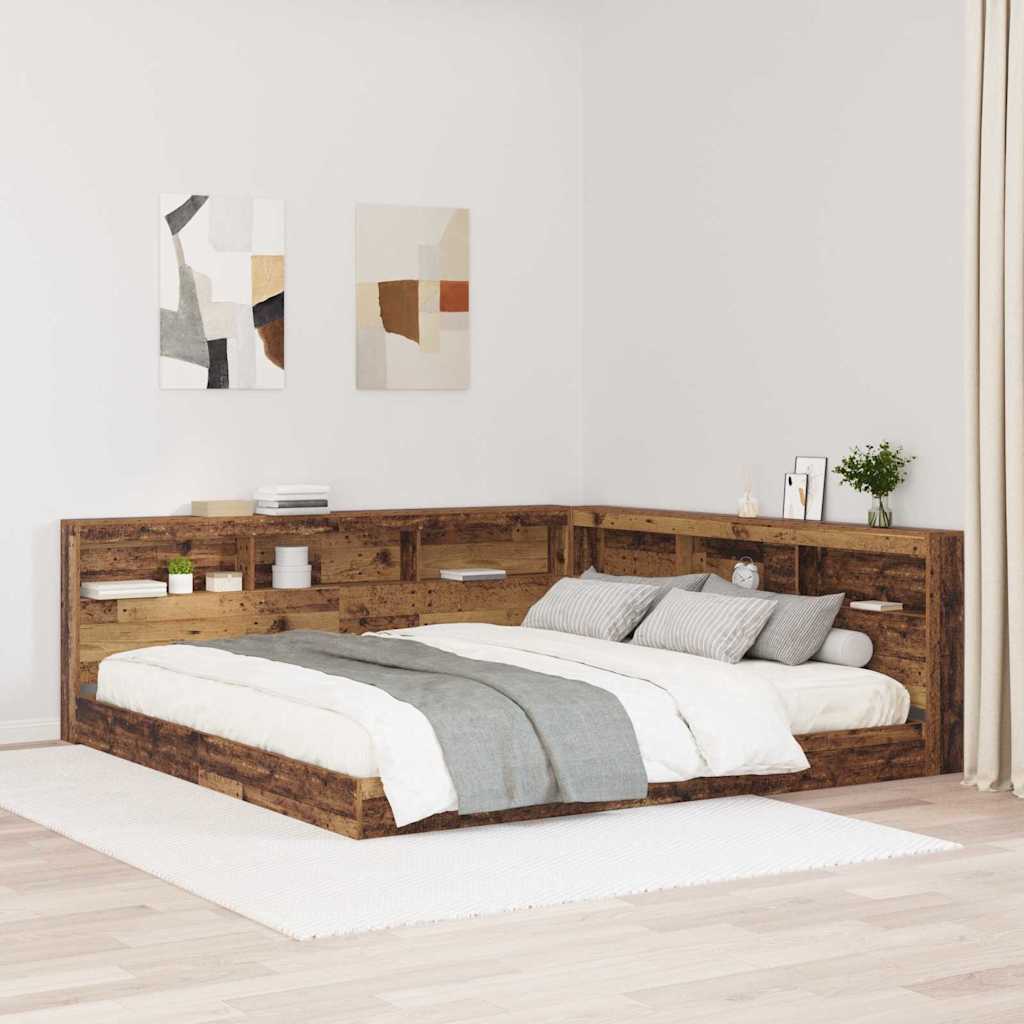 Tête de lit de rangement Bois Ancien 180 cm Bois d'ingénierie - XIOS