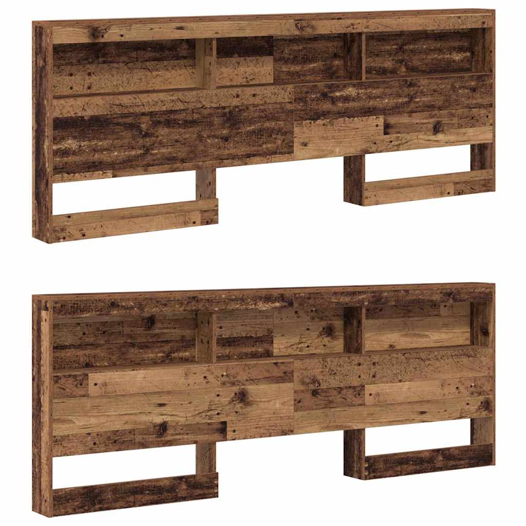 Tête de lit de rangement Bois Ancien 180 cm Bois d'ingénierie - XIOS