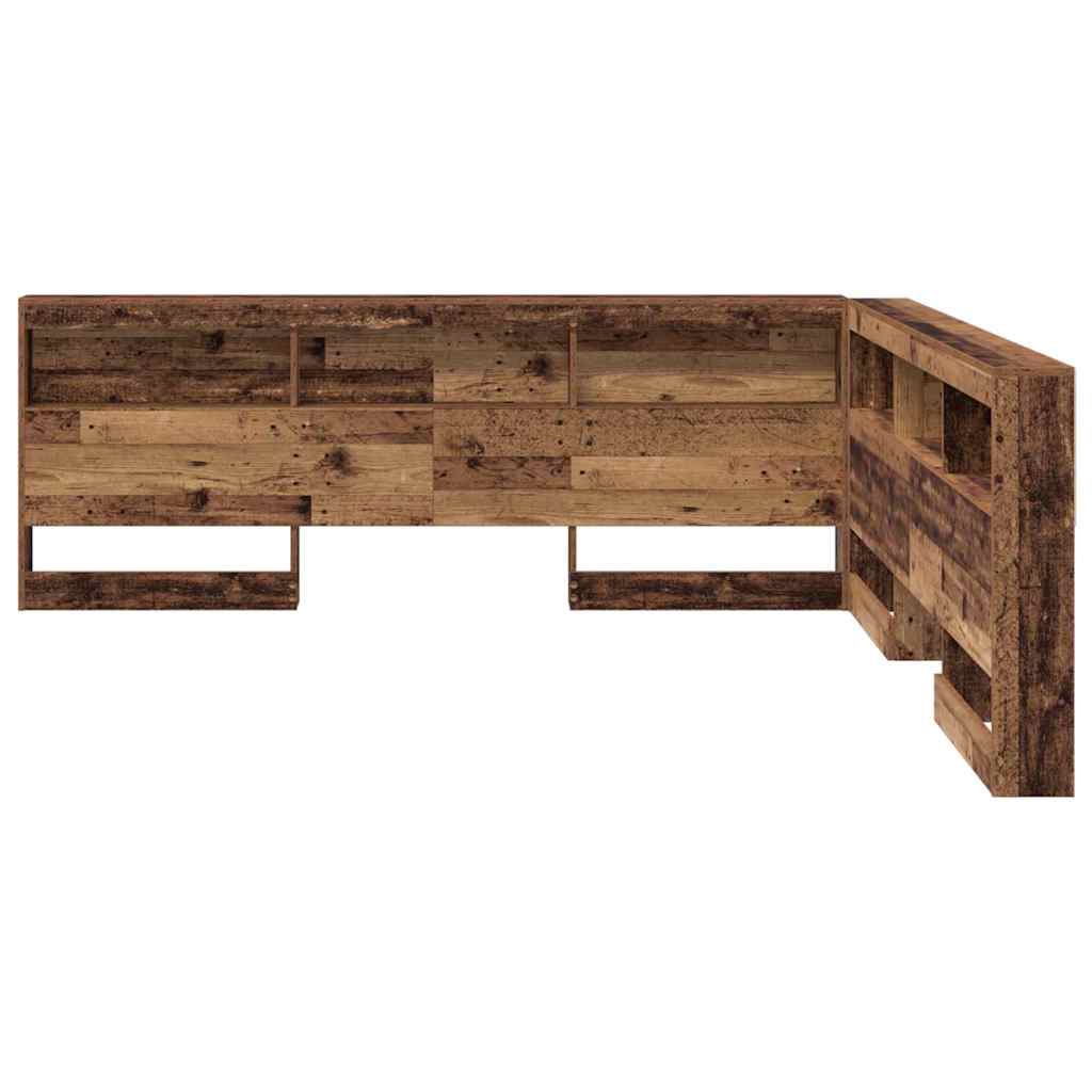 Tête de lit de rangement Bois Ancien 180 cm Bois d'ingénierie - XIOS