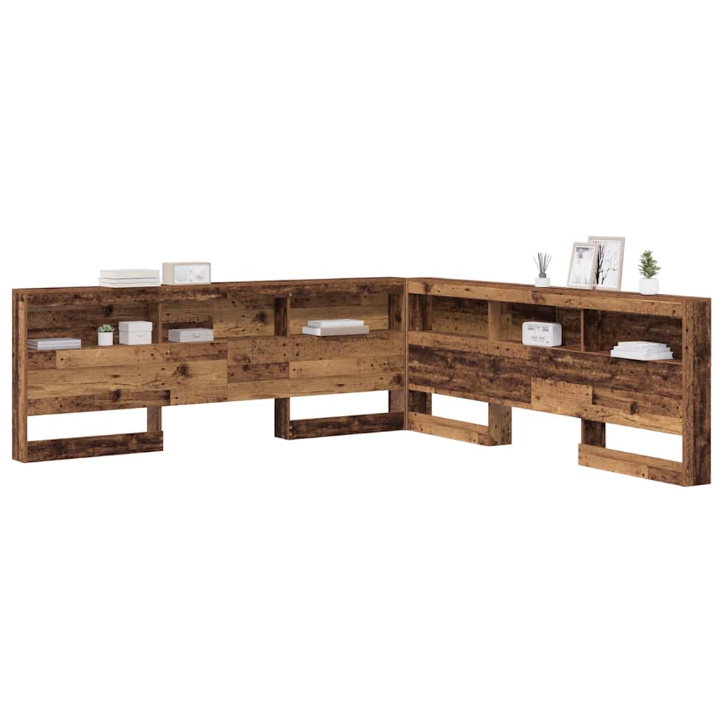 Tête de lit de rangement Bois Ancien 180 cm Bois d'ingénierie - XIOS