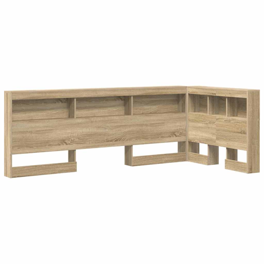 Tête de lit de rangement Chêne sonoma 90 cm Bois d'ingénierie - XIOS