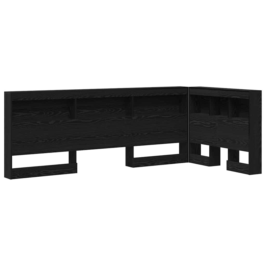 Tête de lit de rangement Chêne noir 75 cm Bois d'ingénierie - XIOS