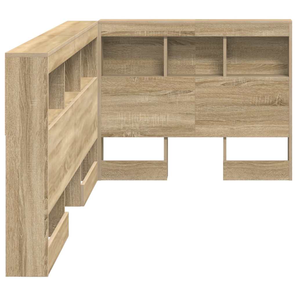 Tête de lit de rangement Chêne Sonoma 75 cm Bois d'ingénierie - XIOS