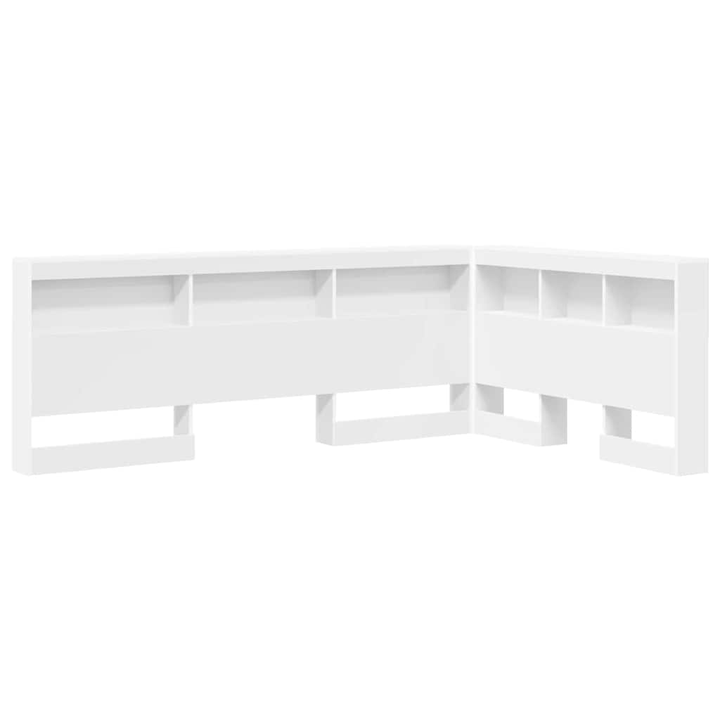 Tête de lit de rangement Blanc 207,5 x 137,5 x 76,5 cm - XIOS