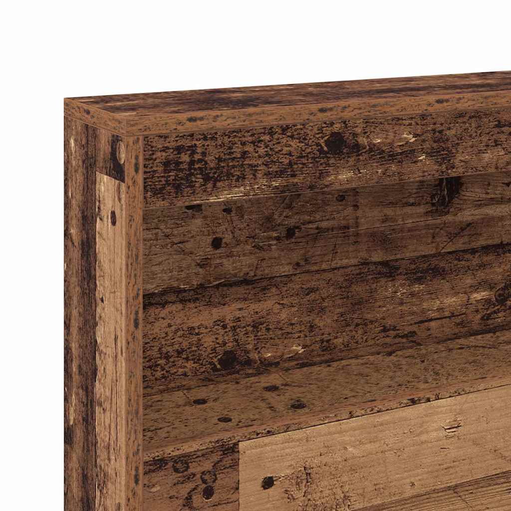Tête de lit de rangement Bois Ancien 120 cm Bois d'ingénierie - XIOS