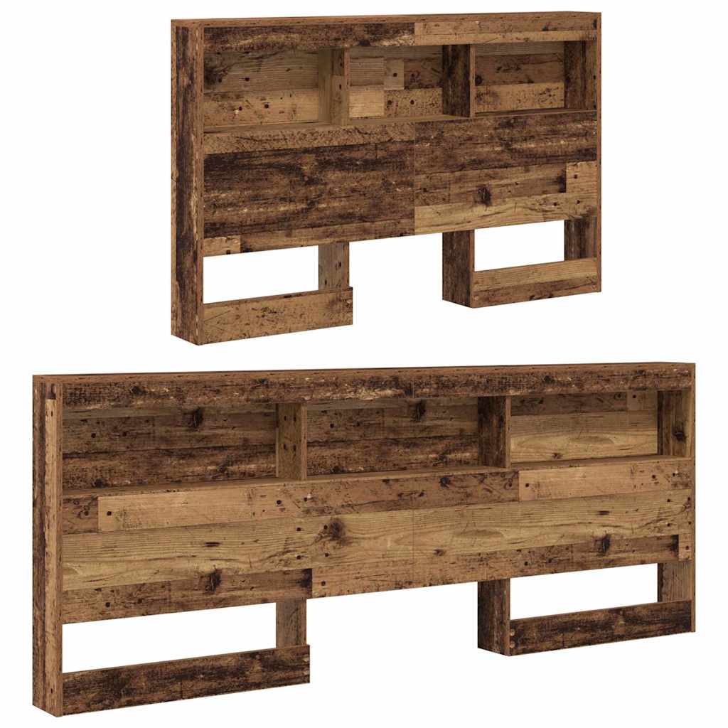 Tête de lit de rangement Bois Ancien 120 cm Bois d'ingénierie - XIOS