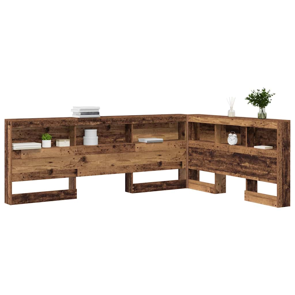 Tête de lit de rangement Bois ancien 140 cm Bois d'ingénierie - XIOS