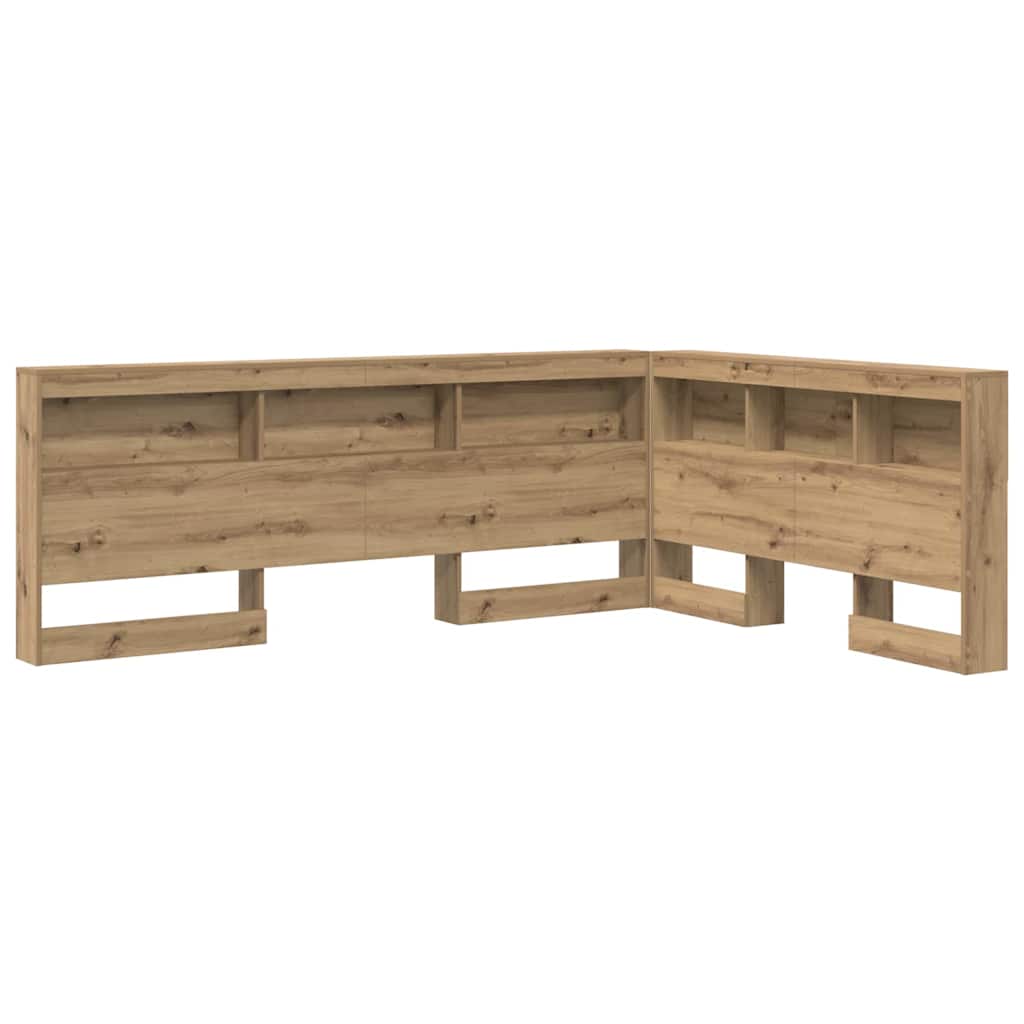 Tête de lit de rangement avec étagère Chêne artisanal 140 cm - XIOS