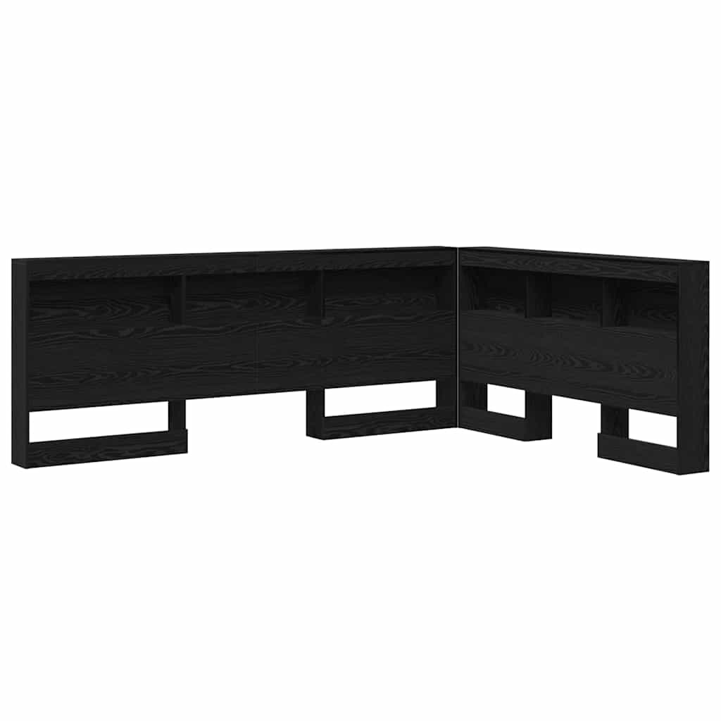 Tête de lit de rangement Chêne noir 135 cm Bois d'ingénierie - XIOS