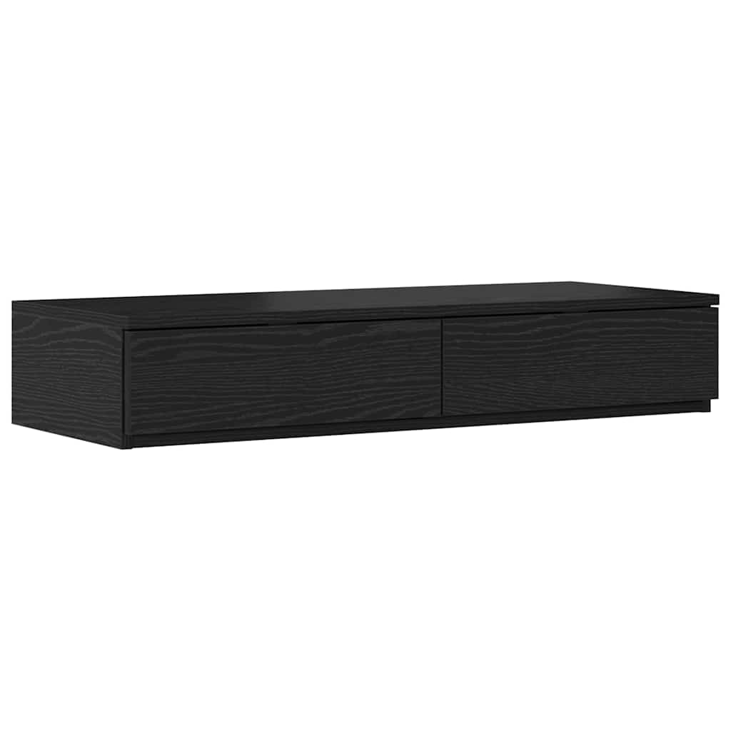 Cadre de lit avec rangement Chêne noir 80 cm Bois d'ingénierie - XIOS