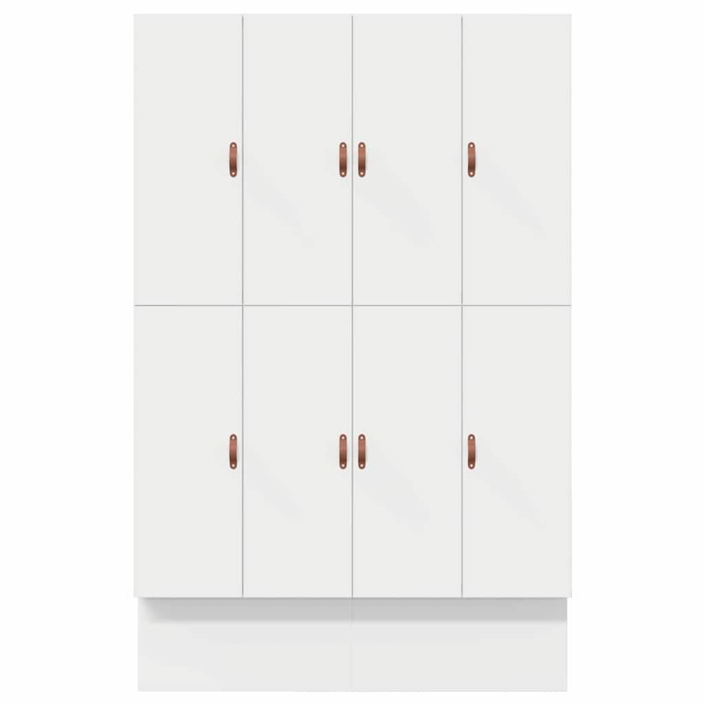 Cadre de lit avec rangement Blanc 150 cm Bois d'ingénierie - XIOS