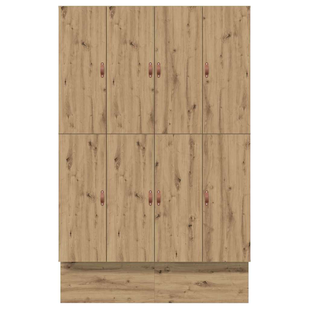 Cadre de lit avec rangement avec tiroir Chêne artisanal 150 cm - XIOS