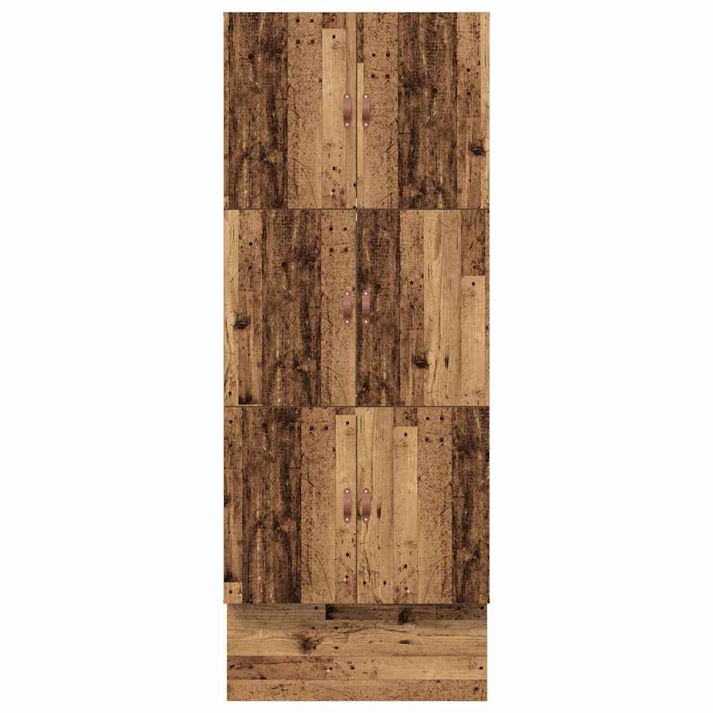 Cadre de lit avec rangement Bois Ancien 90 cm Bois d'ingénierie - XIOS