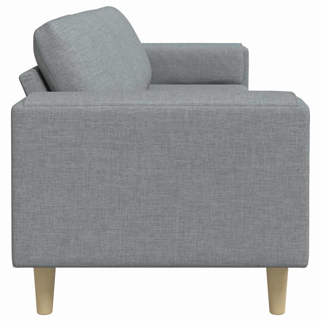 Canapé de salon Gris clair 250 x 77 x 76 cm Polyester - XIOS