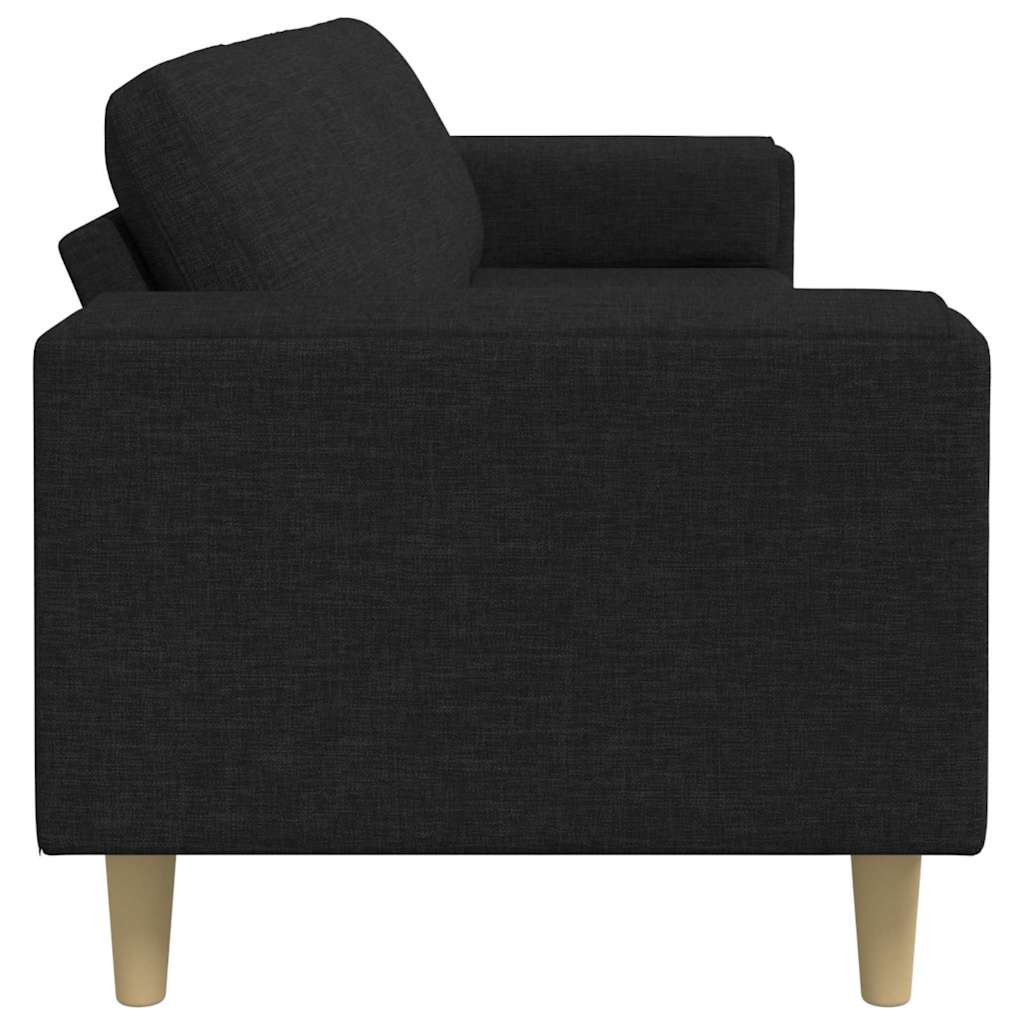 Canapé de salon Noir 250 x 77 x 76 cm Polyester - XIOS