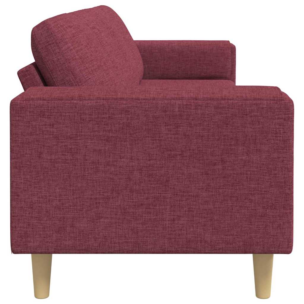 Canapé de salon Bordeaux 250 x 77 x 76 cm Polyester - XIOS