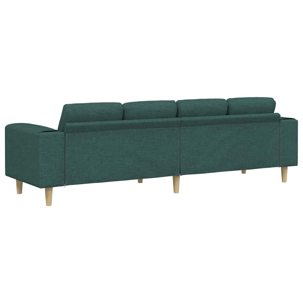 Canapé de salon Vert foncé 250 x 77 x 76 cm Polyester - XIOS