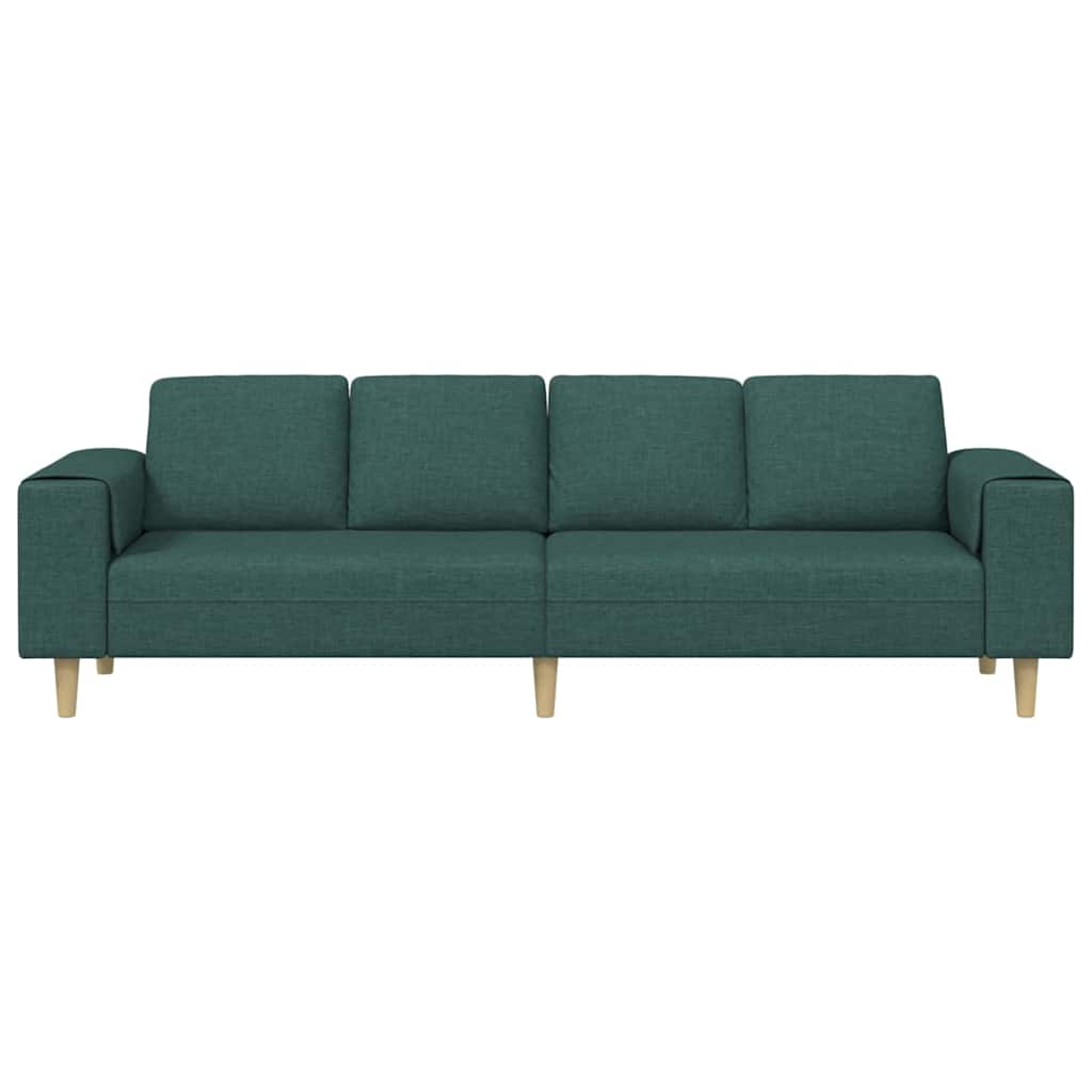 Canapé de salon Vert foncé 250 x 77 x 76 cm Polyester - XIOS