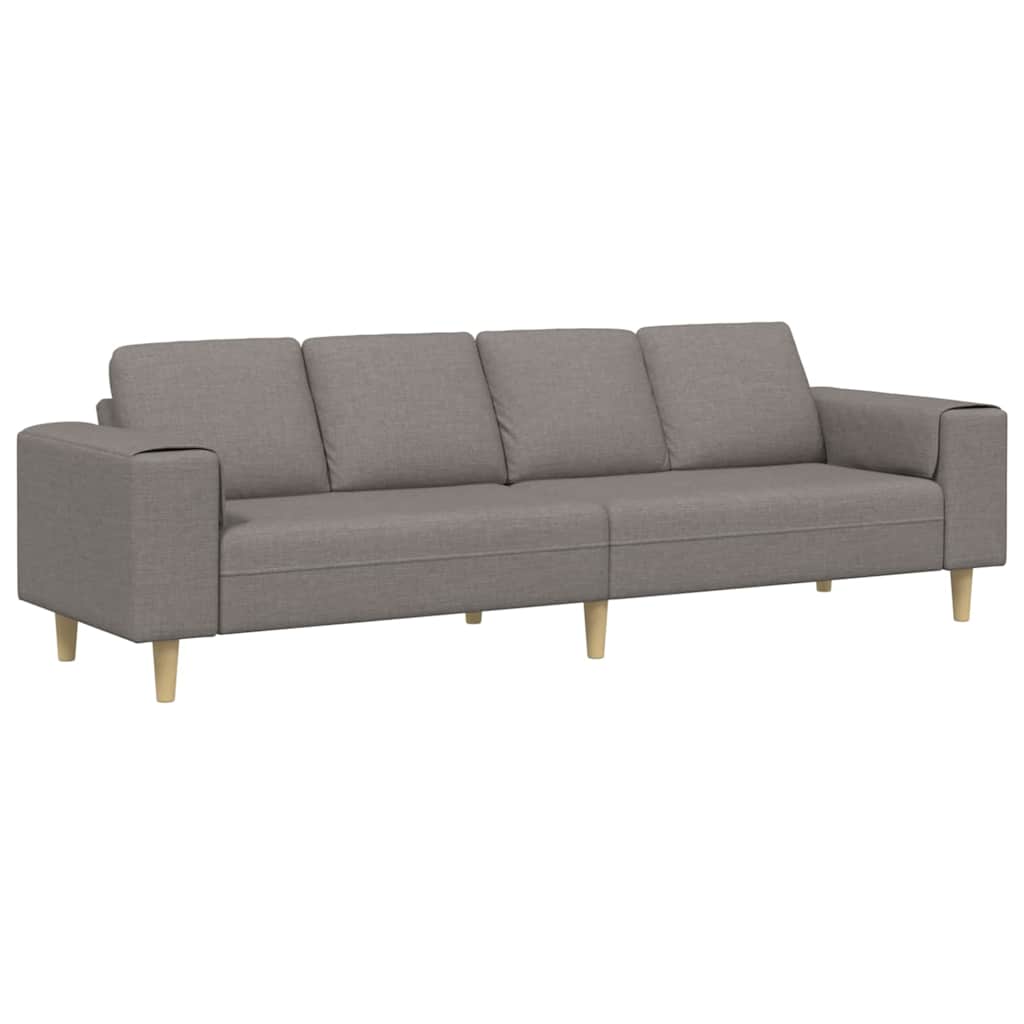 Canapé de salon Taupe 250 x 77 x 76 cm Polyester - XIOS