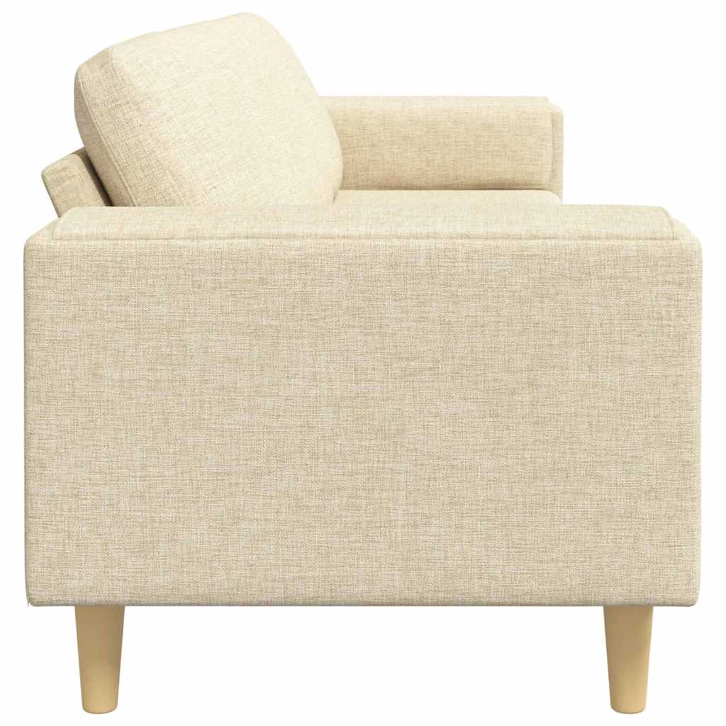 Canapé de salon Crème 250 x 77 x 76 cm Polyester - XIOS