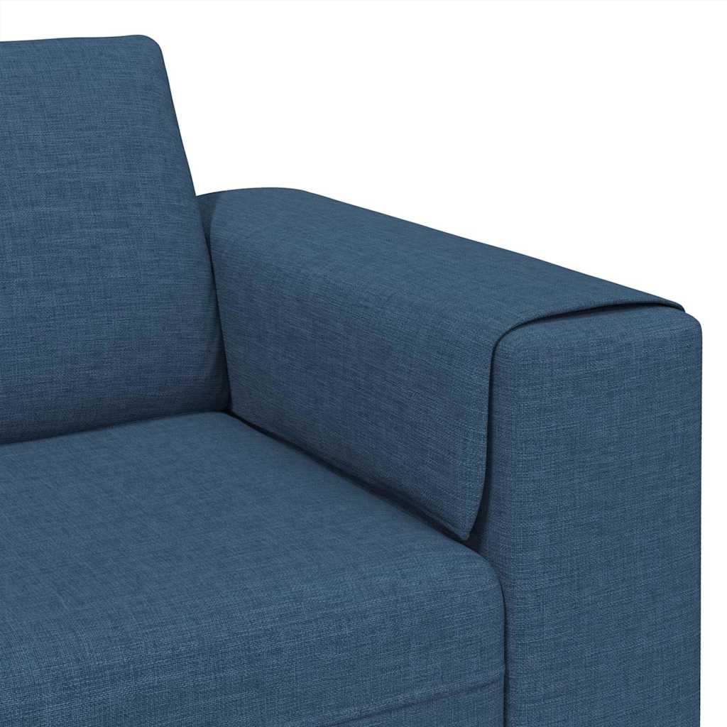 Canapé de salon Bleu 250 x 77 x 76 cm Polyester - XIOS