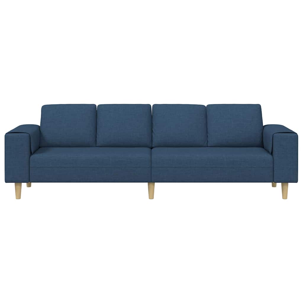 Canapé de salon Bleu 250 x 77 x 76 cm Polyester - XIOS