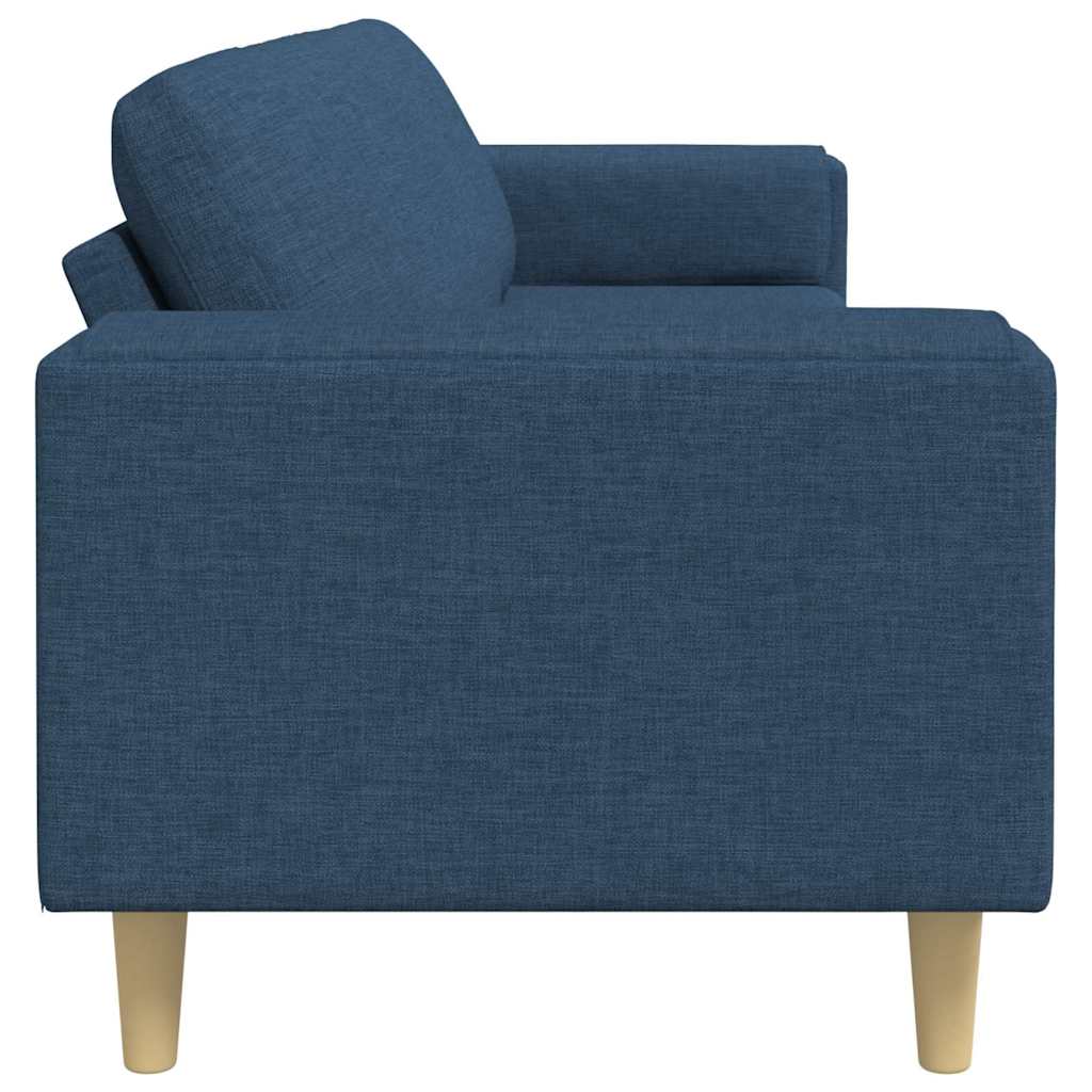 Canapé de salon Bleu 250 x 77 x 76 cm Polyester - XIOS