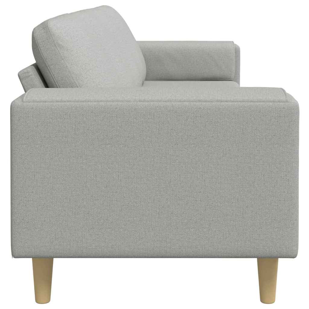 Canapé de salon Gris nuage 250 x 77 x 76 cm Polyester - XIOS