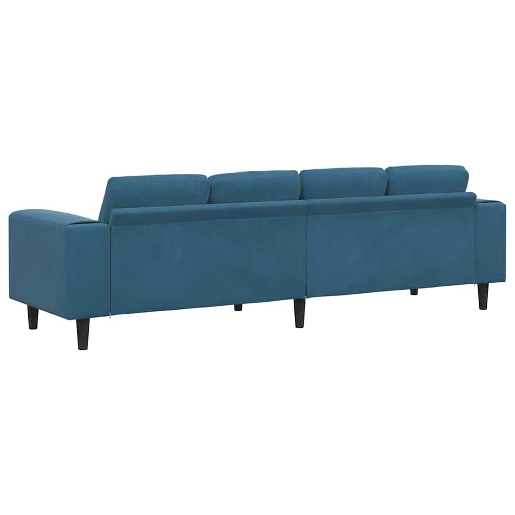 Canapé de salon Bleu 250 x 77 x 76 cm - XIOS