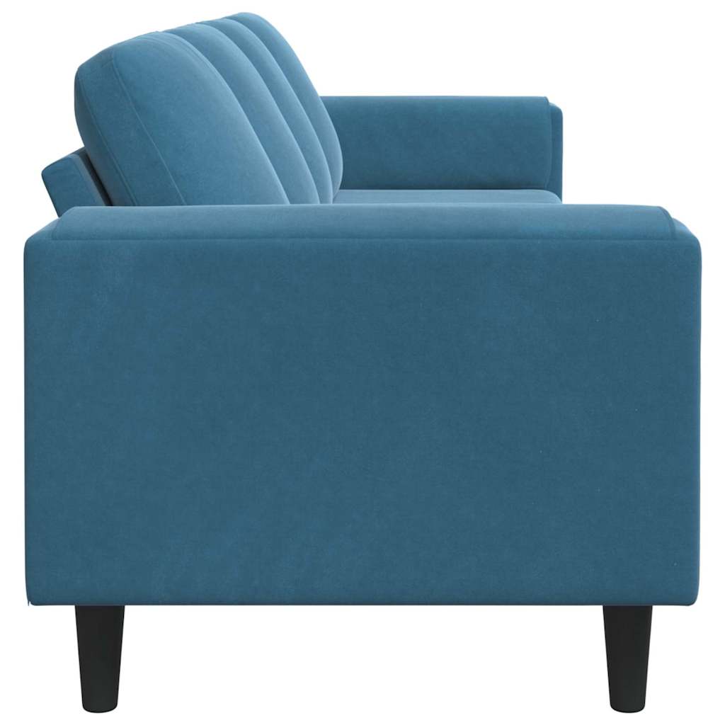 Canapé de salon Bleu 250 x 77 x 76 cm - XIOS