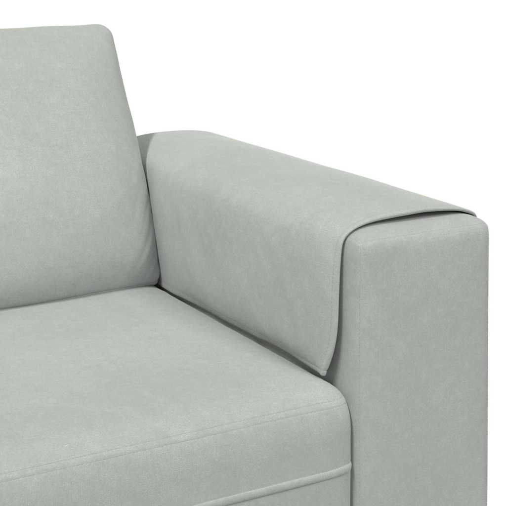 Canapé de salon Gris clair 250 x 77 x 76 cm - XIOS