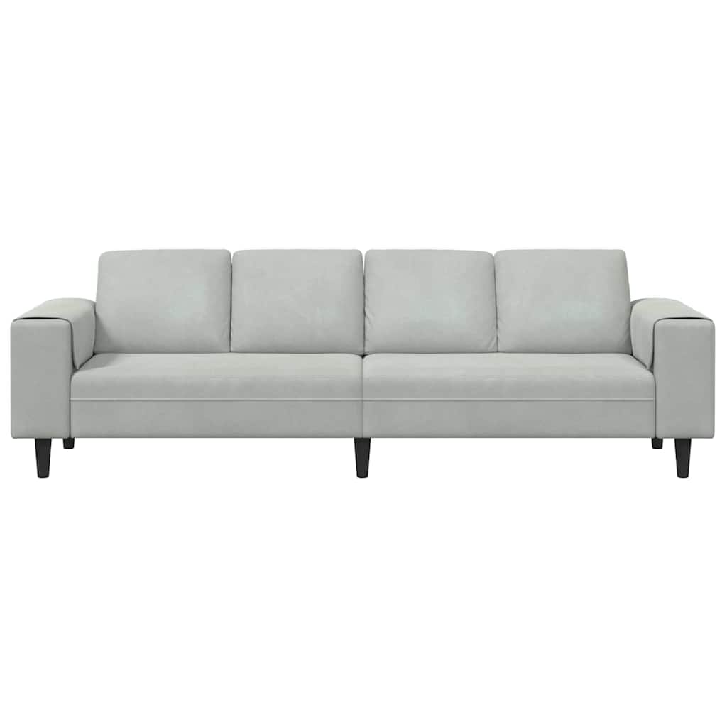 Canapé de salon Gris clair 250 x 77 x 76 cm - XIOS