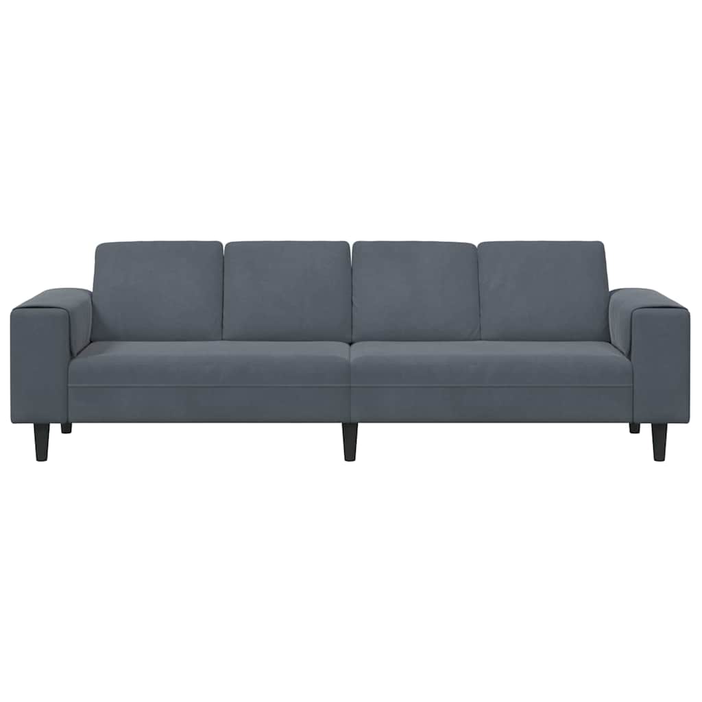 Canapé de salon Gris foncé 250 x 77 x 76 cm - XIOS