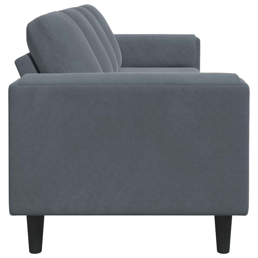 Canapé de salon Gris foncé 250 x 77 x 76 cm - XIOS