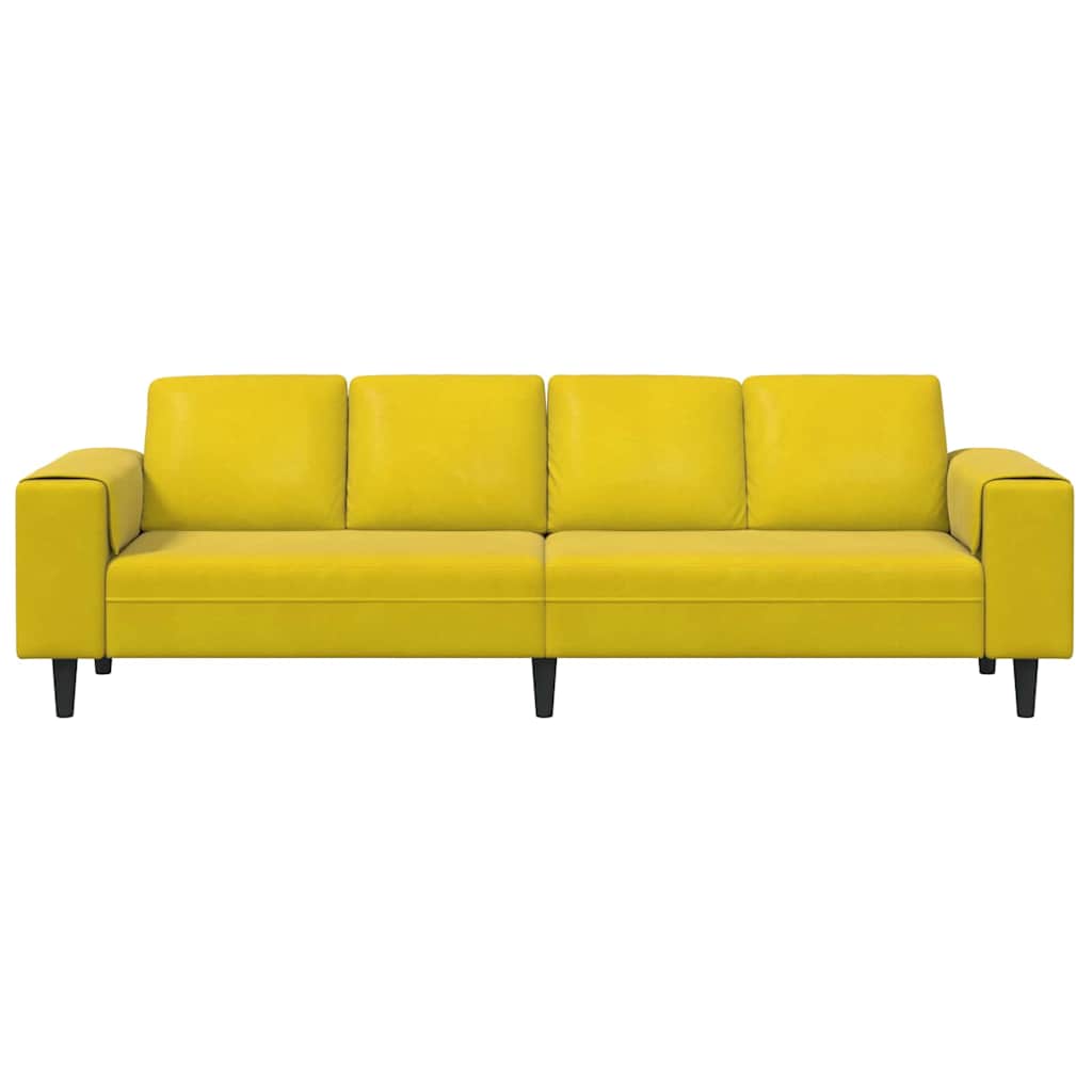 Canapé de salon Jaune 250 x 77 x 76 cm - XIOS
