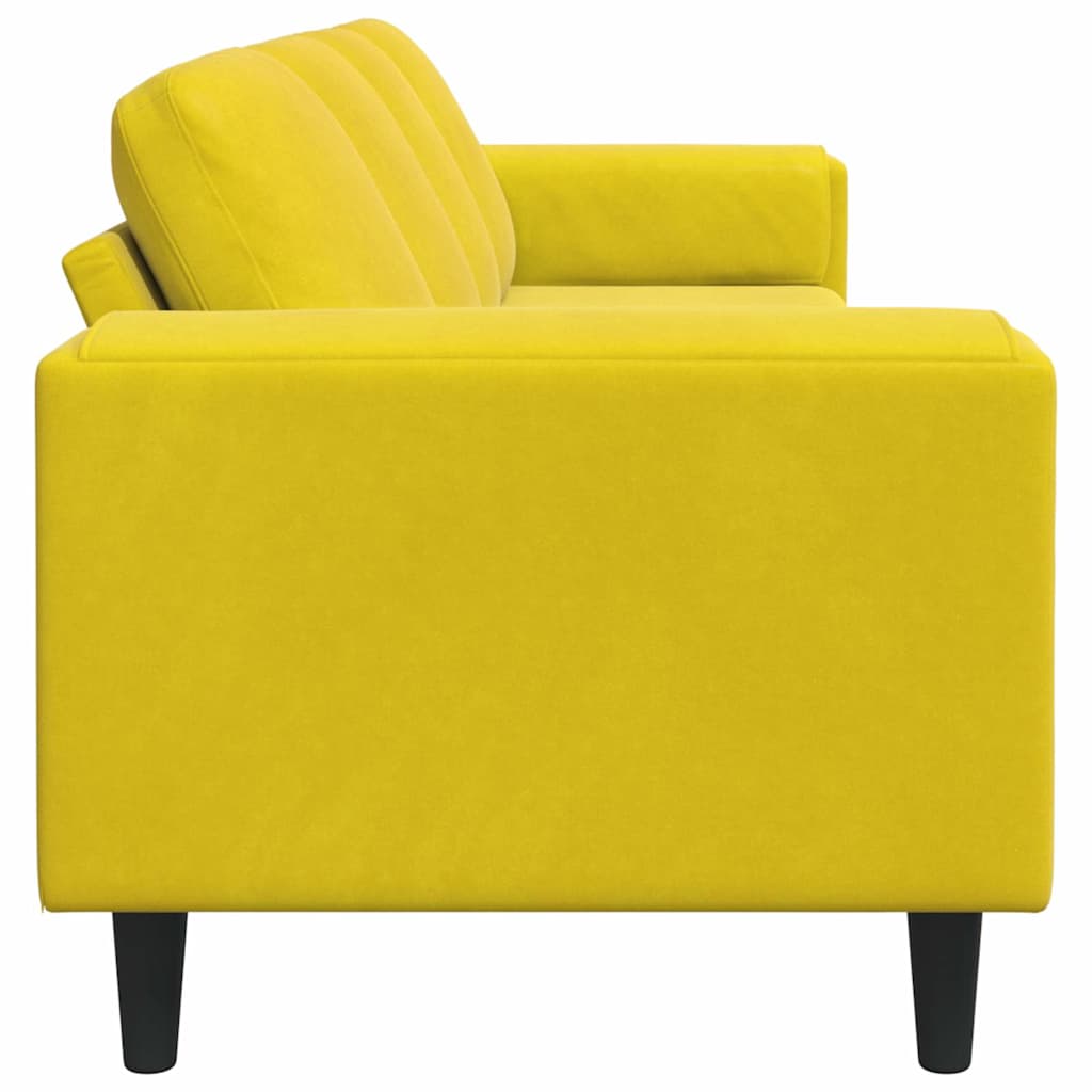 Canapé de salon Jaune 250 x 77 x 76 cm - XIOS