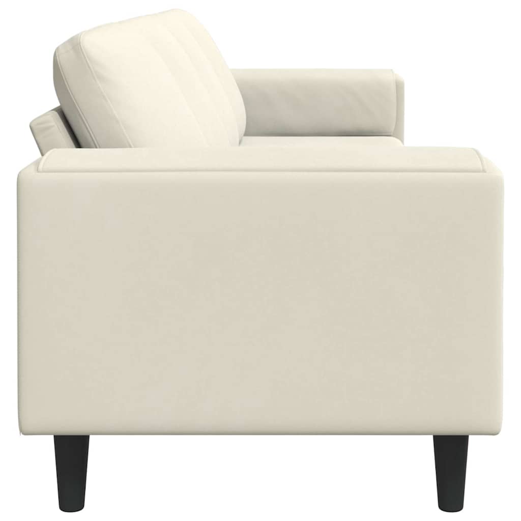 Canapé de salon Crème 250 x 77 x 76 cm - XIOS
