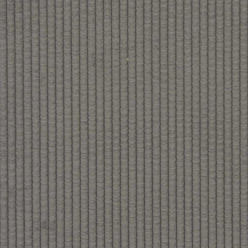 Canapé Gris clair 250 x 77 x 76 cm Tissu en velours côtelé - XIOS