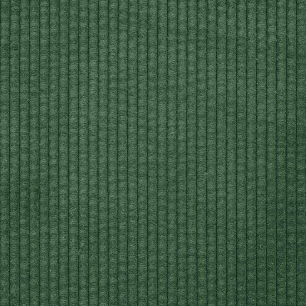 Canapé Vert foncé 250 x 77 x 76 cm Tissu en velours côtelé - XIOS