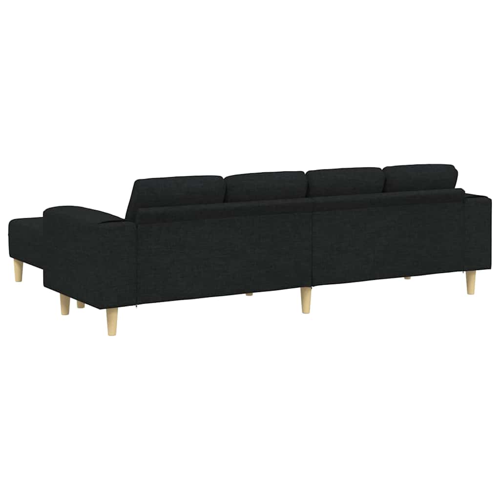 Ensemble de Canapés 3 pcs Noir tissu - XIOS