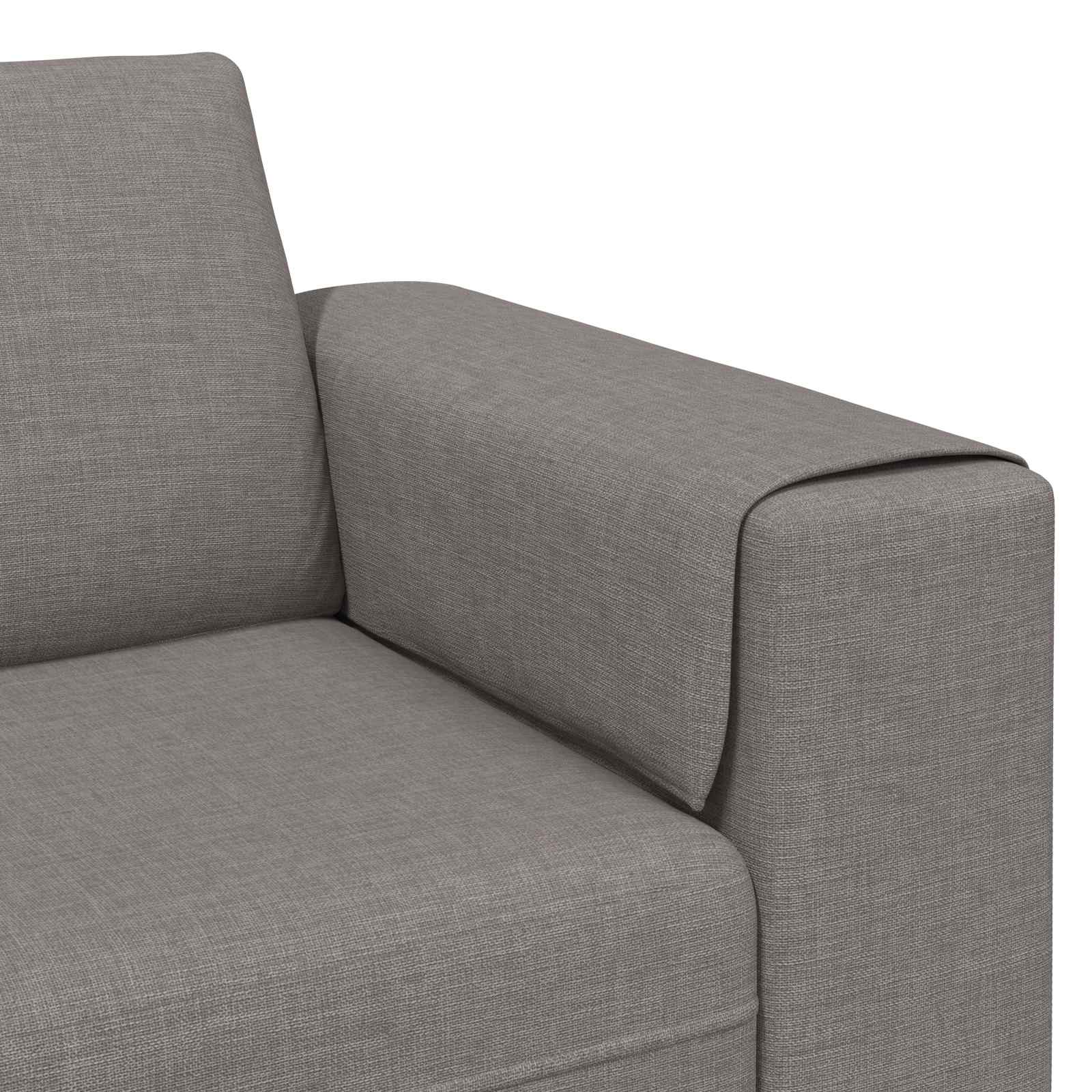 Canapé de salon 3 pcs Taupe Polyester