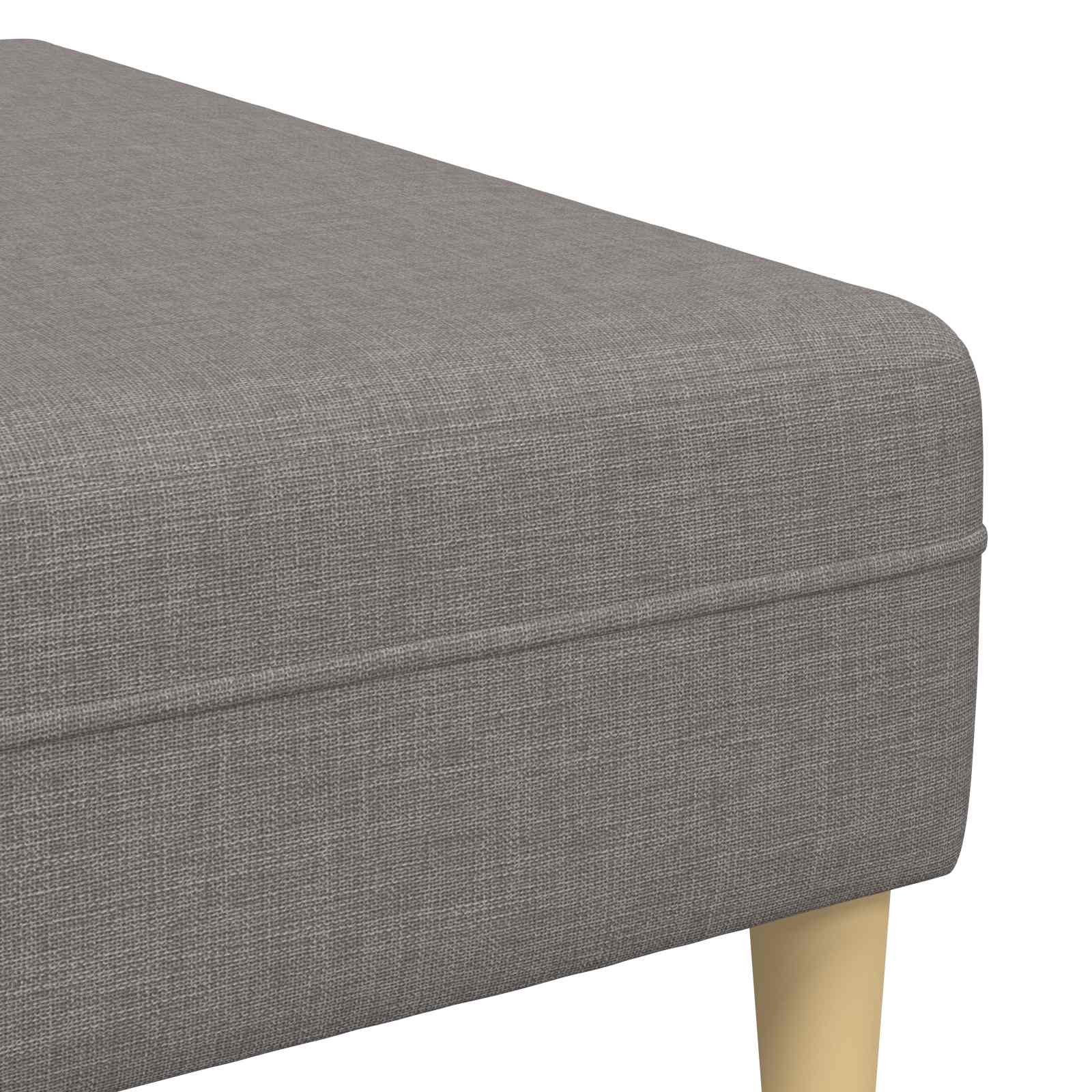 Canapé de salon 3 pcs Taupe Polyester