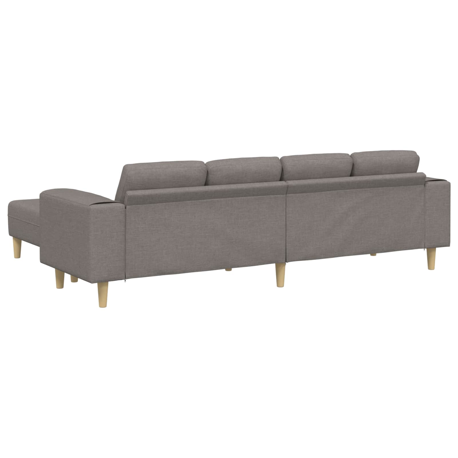 Canapé de salon 3 pcs Taupe Polyester